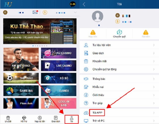 Tải app Kubet11 cho Android